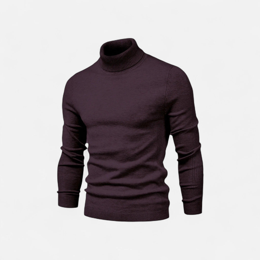 Diego | Suéter de Cuello Alto de Algodón para Hombre con Estilo Atemporal 7