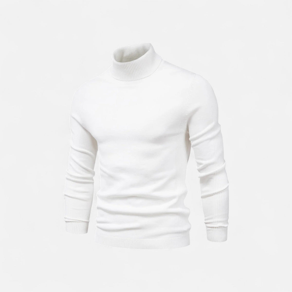Diego | Suéter de Cuello Alto de Algodón para Hombre con Estilo Atemporal 9