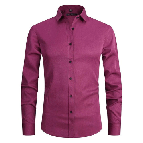 Ethan | Camisa Moderna Elástica para Hombre, Antirarrugas, Corte Ajustado 14
