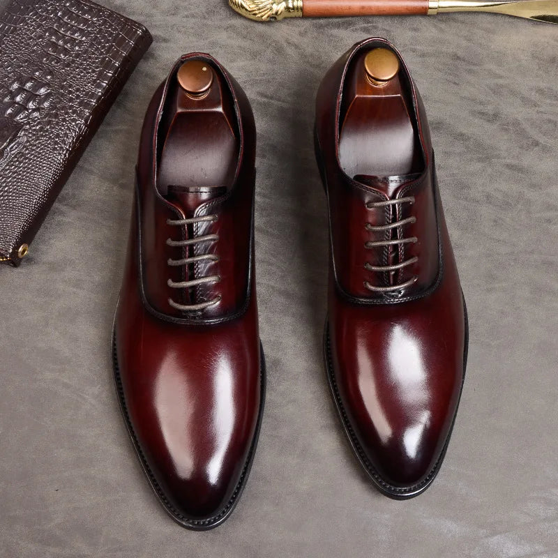 Ethan | Elegantes Zapatos Oxford de Cuero Clásicos 1