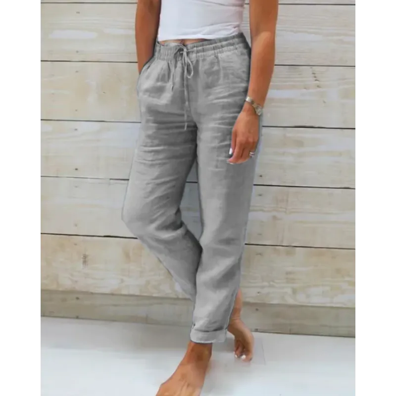 Sofia | Pantalones Holgados con Cordón para Mujer 5