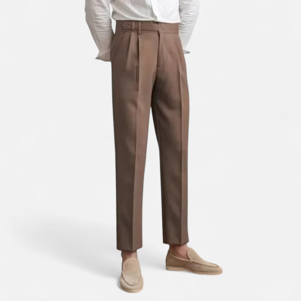 Diego | Pantalón Elegante de Estilo Italiano para Hombre con Corte Refinado y Tejido de Calidad - Noa Lagos