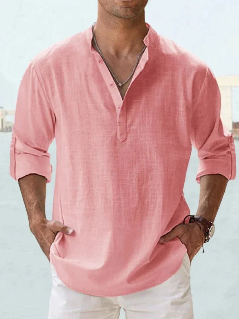 Gino | Camisa de Lino Elegante y Confortable para Hombre - Noa Lagos