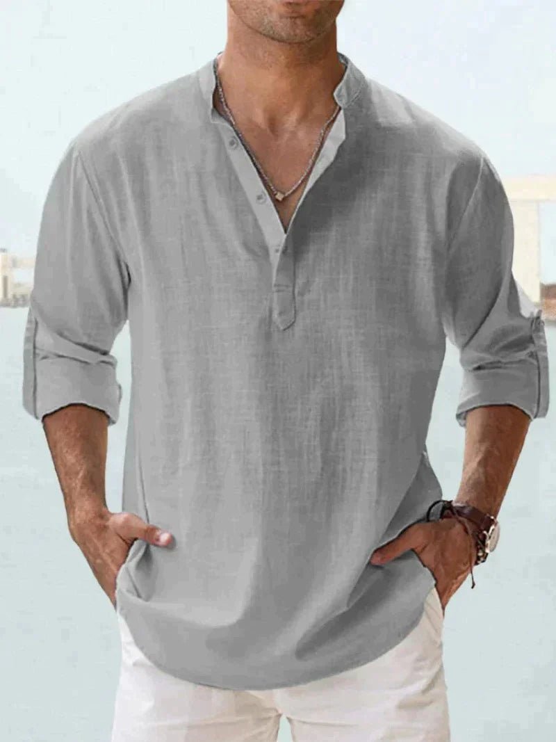 Gino | Camisa de Lino Elegante y Confortable para Hombre - Noa Lagos