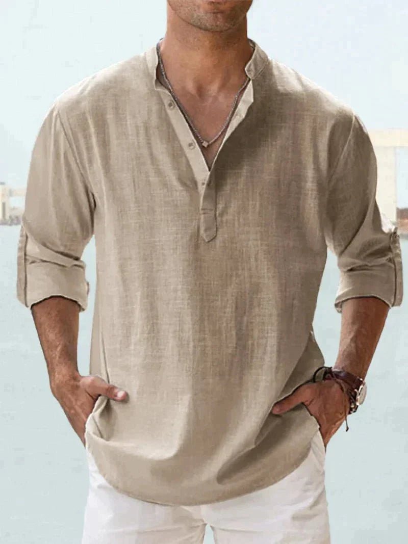 Gino | Camisa de Lino Elegante y Confortable para Hombre - Noa Lagos