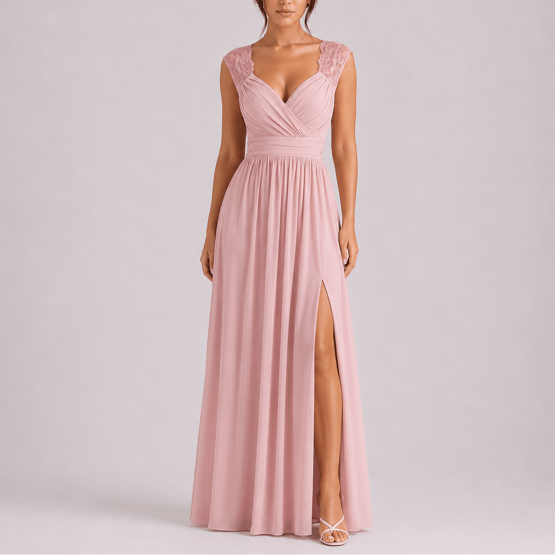 Isabel | Vestido Largo de Noche con Abertura Lateral para Mujer - Noa Lagos