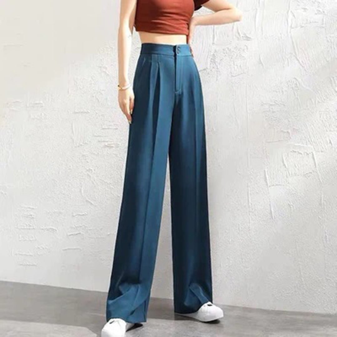 Isabella | Pantalones Anchos de Lino Talle Alto para Mujer - Noa Lagos