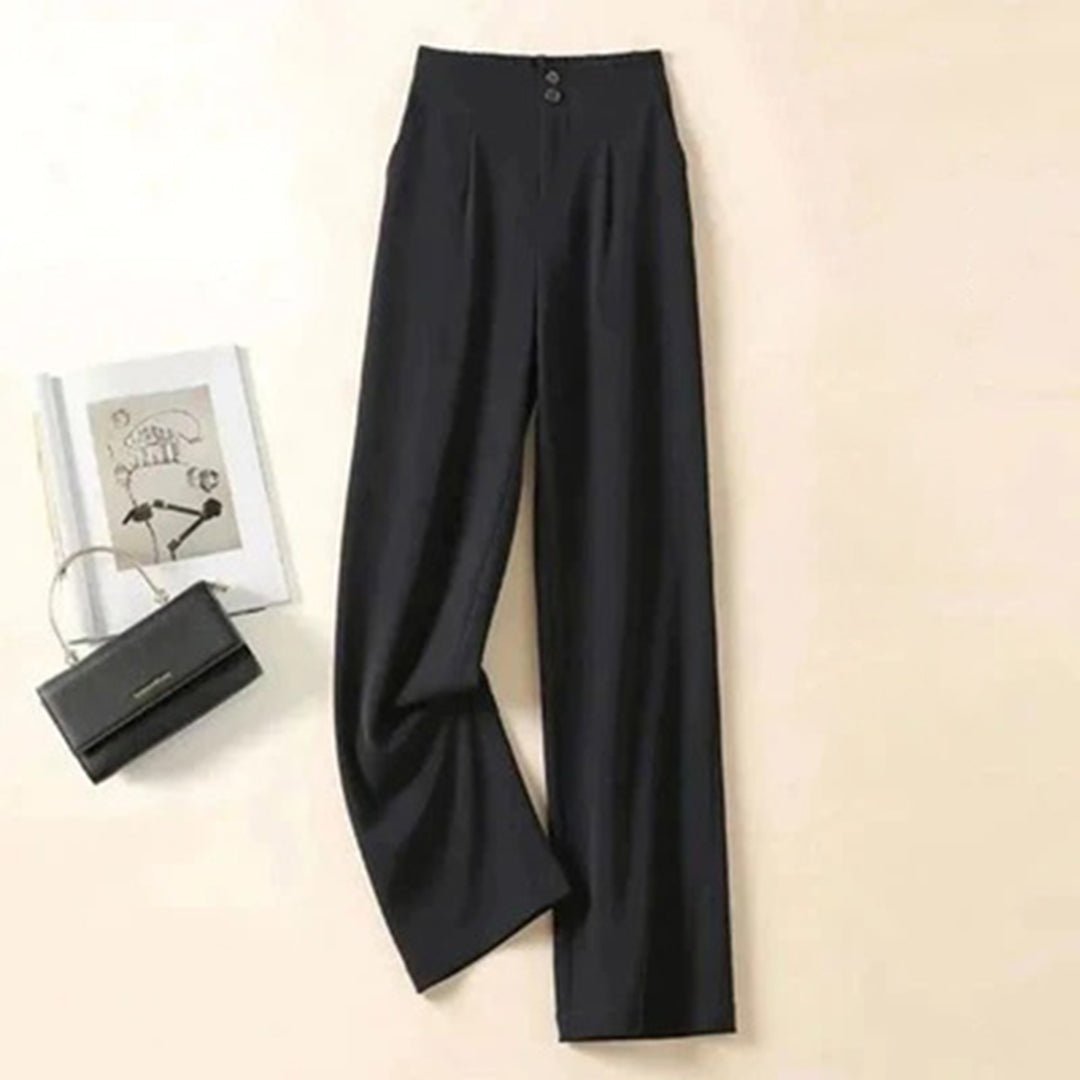 Isabella | Pantalones Anchos de Lino Talle Alto para Mujer - Noa Lagos