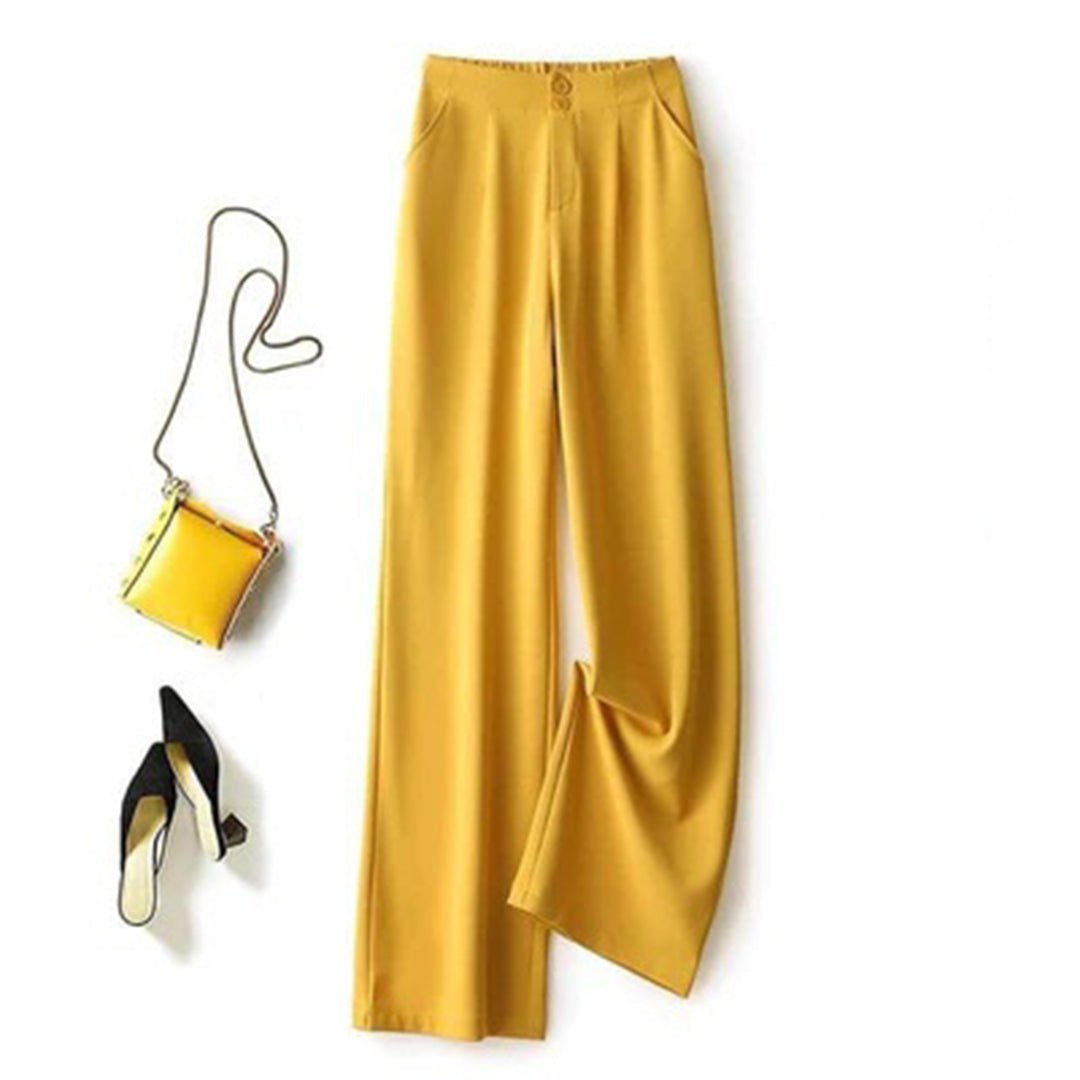 Isabella | Pantalones Anchos de Lino Talle Alto para Mujer - Noa Lagos