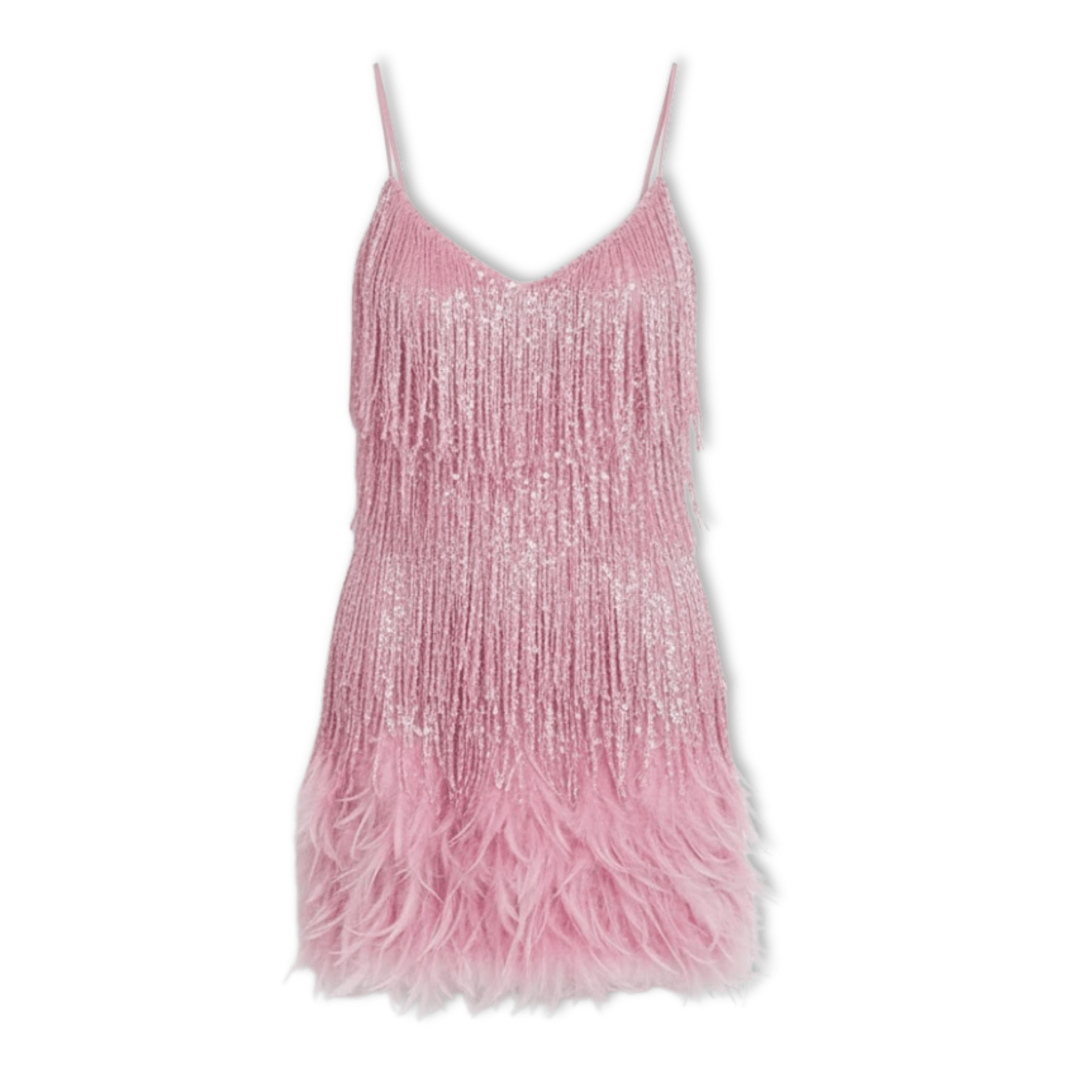 Isabella | Vestido Corto de Noche con Lentejuelas y Plumas para Mujer - Noa Lagos