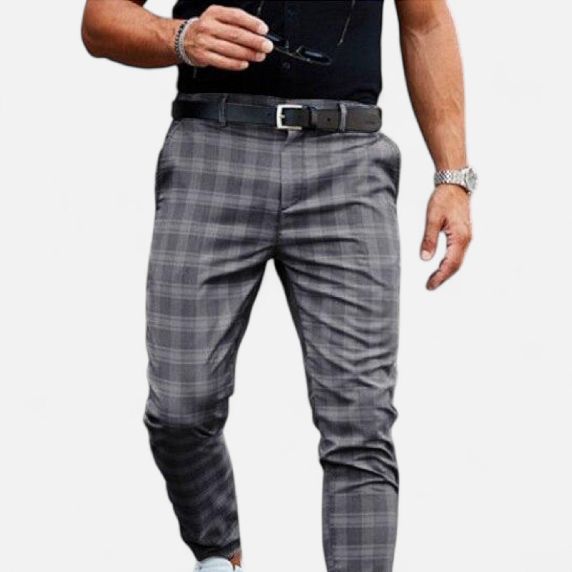 Javier | Pantalón Chino de Cuadros Premium para Hombre - Noa Lagos
