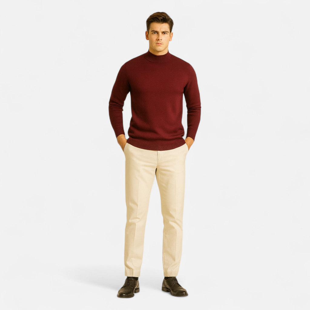 Javier | Suéter de Punto con Cuello Redondo para Hombre de Estilo Atemporal - Noa Lagos