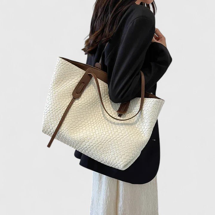 Lucía | Bolso Tote Trenzado de Gran Capacidad para Mujer - Noa Lagos