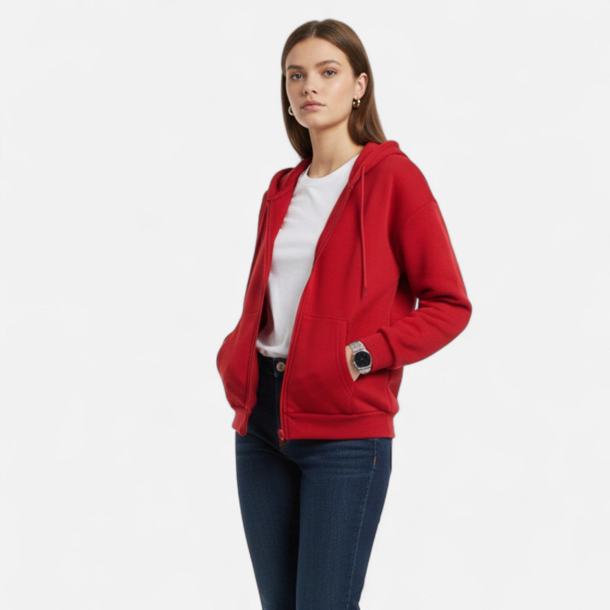 Lucía | Sudadera con Capucha y Cremallera para Mujer con Estilo Urbano - Noa Lagos