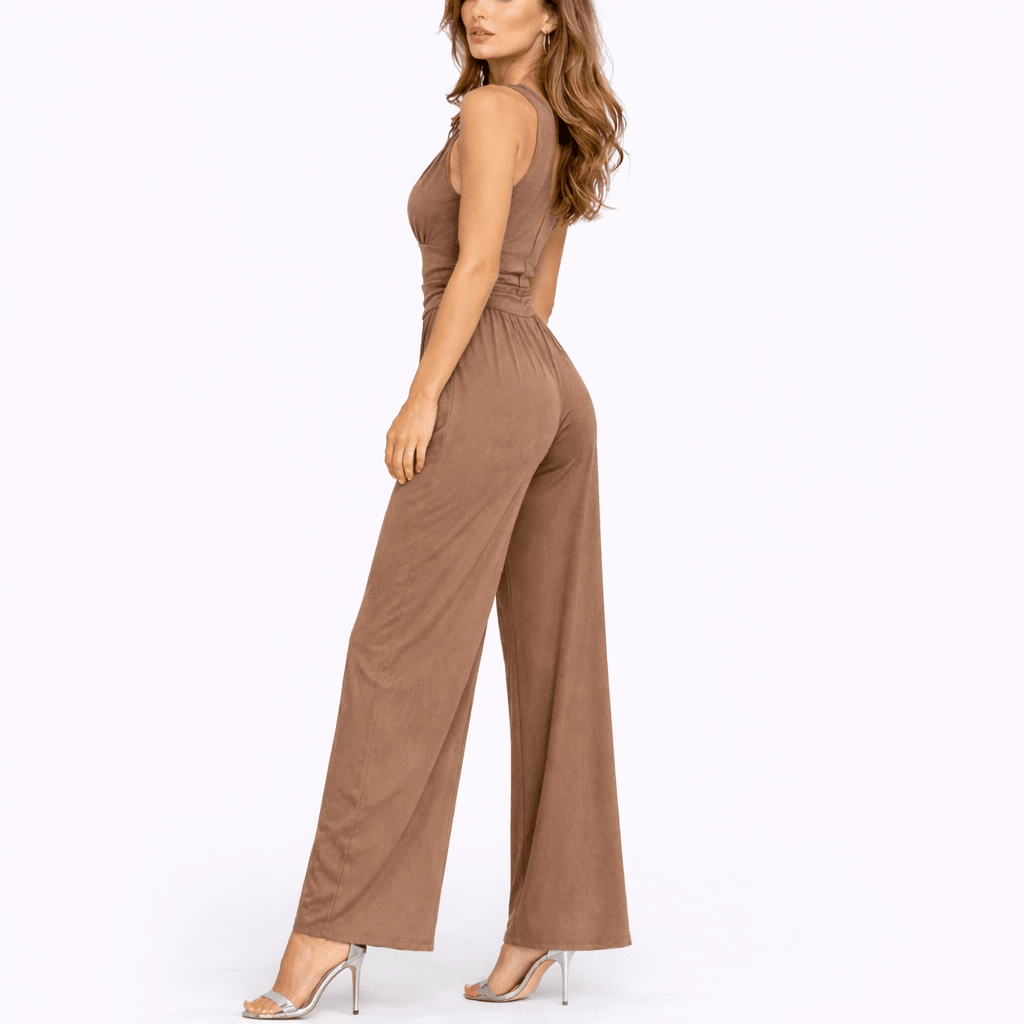 Sofía | Mono de Pierna Ancha con Cintura Alta para Mujer - Noa Lagos