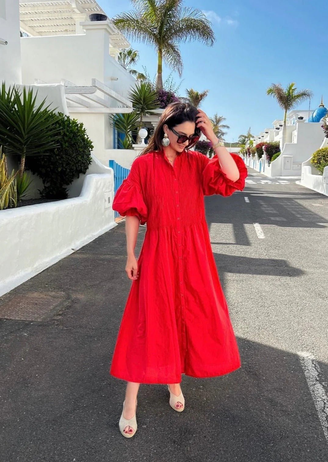Sophia | Elegante Vestido Largo Rojo - Noa Lagos